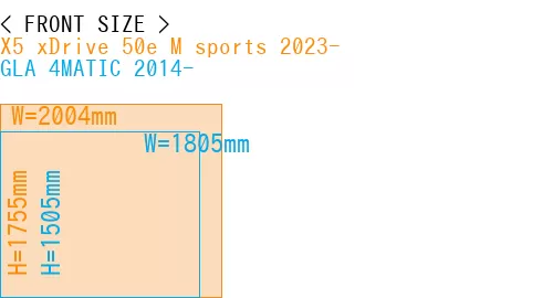 #X5 xDrive 50e M sports 2023- + GLA 4MATIC 2014-